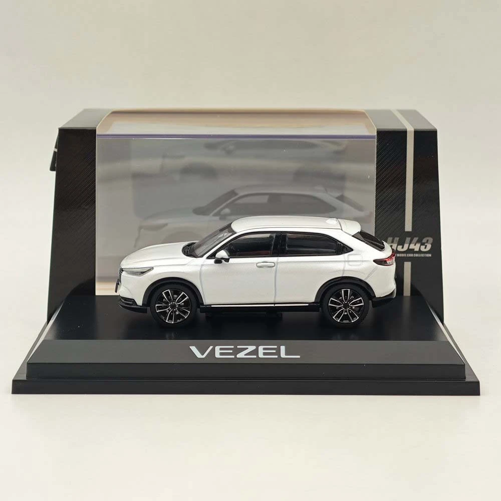 1/43 Hobby Japan VEZEL Premium Sunlight White Pearl HJ431002SW Diecast Model Car Limited Collection Auto Toys Gift