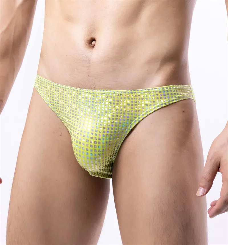 5PCS Men's Sexy Briefs Underwear Taste Underpants Colorful Smooth Male Low Waist Men Lingerie Homewear
