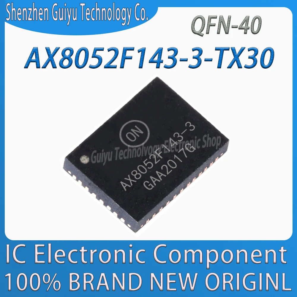 

AX8052F143-3-TX30 AX8052F143-3-TX AX8052F143-3 AX8052F143 AX8052F AX8052 QFN-40 IC Chip