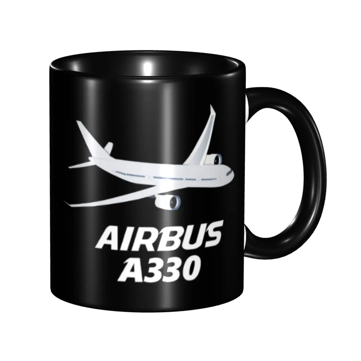 

Airbus A330 Coffee Mug DIY Custom Aviation Airplane Pilot Aviator Ceramic Tea Milk Mug Cup