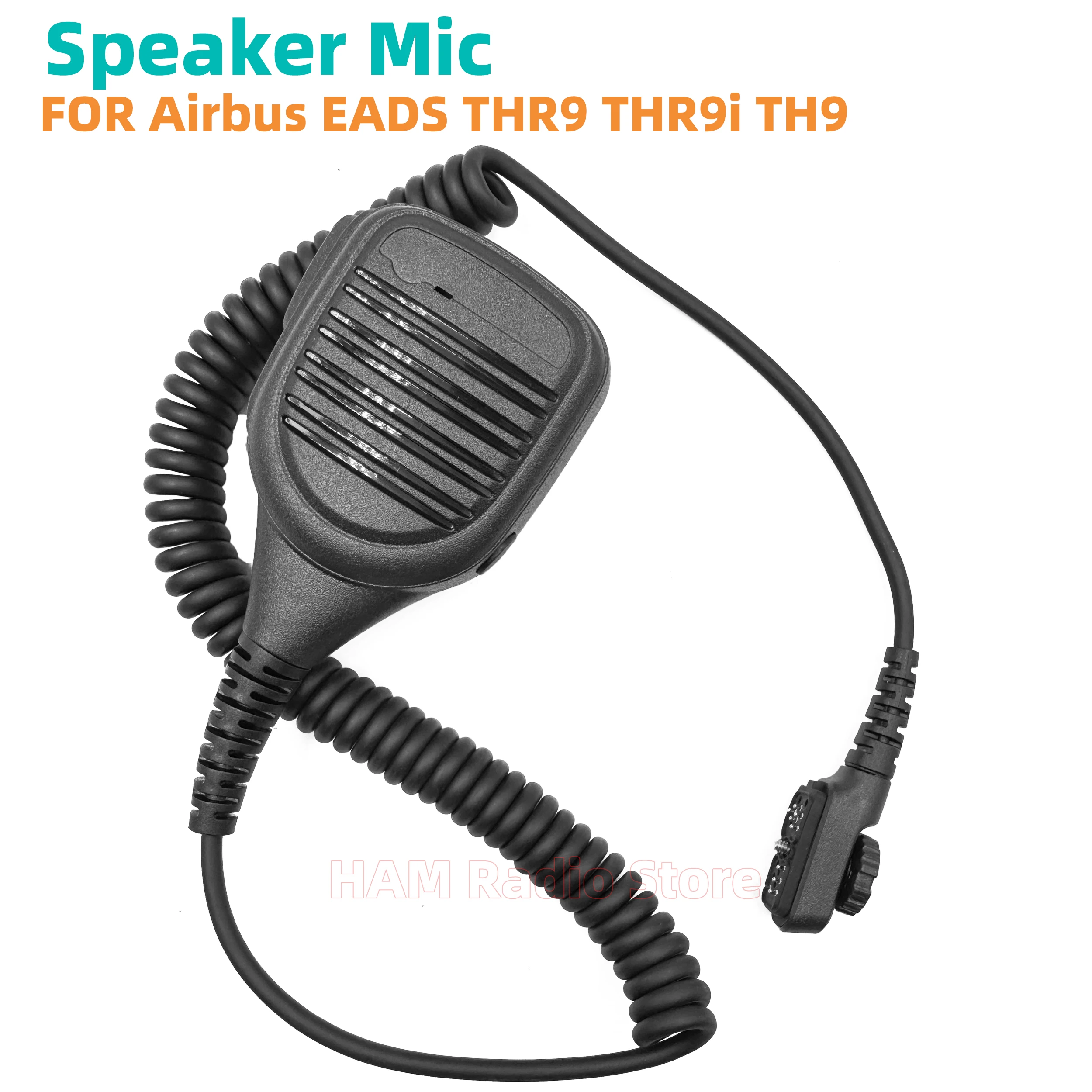 

Ручной микрофон, динамик, микрофон для Airbus EADS Cassidian TH9 THR9i THR9 Ex THR9 +, двусторонняя радиосвязь, рация, микрофон-динамик