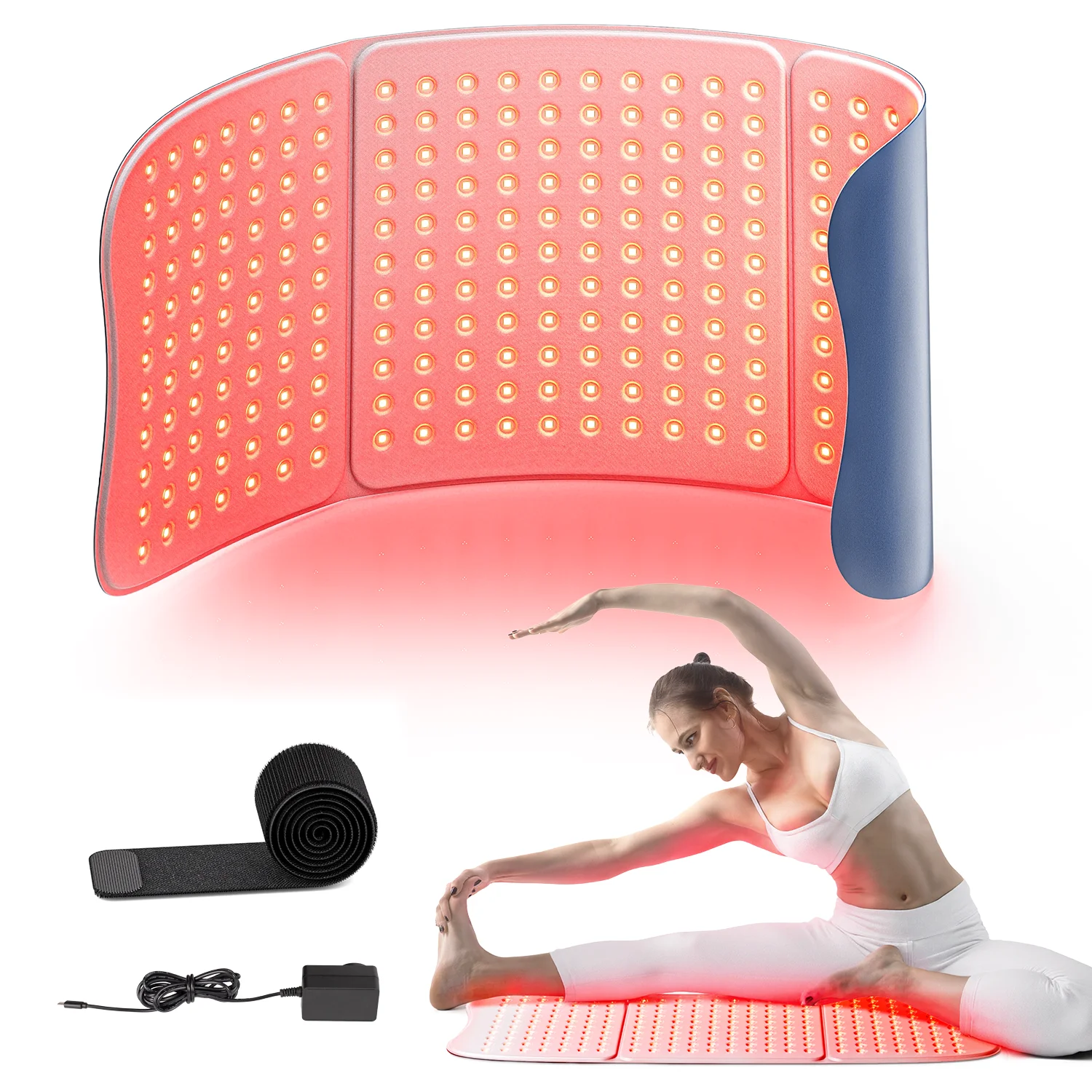 

LED Red Light Near Infrared For Body Waist Back Shoulder Joints Muscle Relax