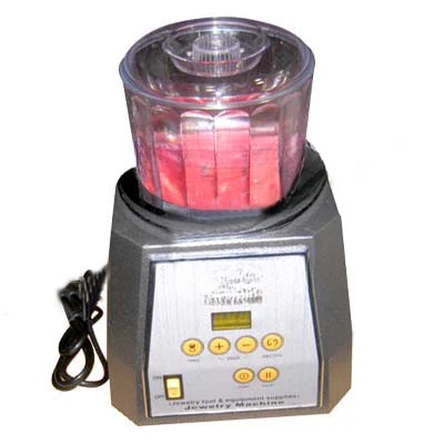 Magnetic Tumbler-Small mini magnetic polisher Auto-reverse function jewelry polishing machine