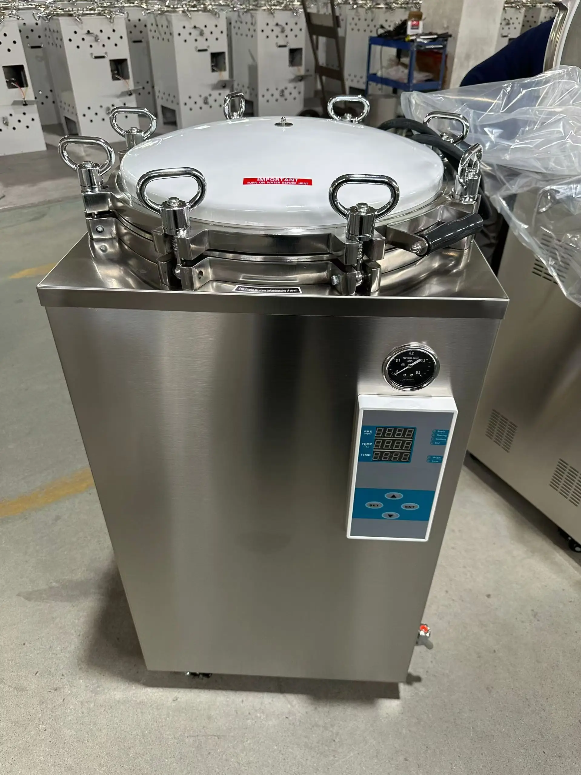 75L Vertical Autoclave – Efficient & Safe Sterilizer for Food Sterilization, Muoom Cultiion, and L Use