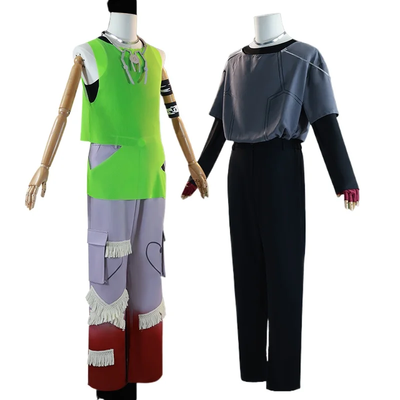 

Alien Stage R7 Till Cosplay Costume Uniform Full Set Anime Stage Performance Suits Halloween Carnival Outfits for Men Adults