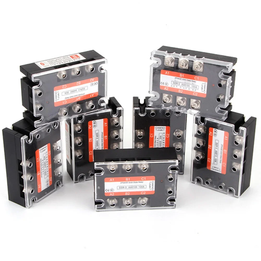 Three-Phase AC Voltage Regulation Module 220V Solid State Relay For Petrochemical Equipment Food Machinery And CNC Machine Tools
