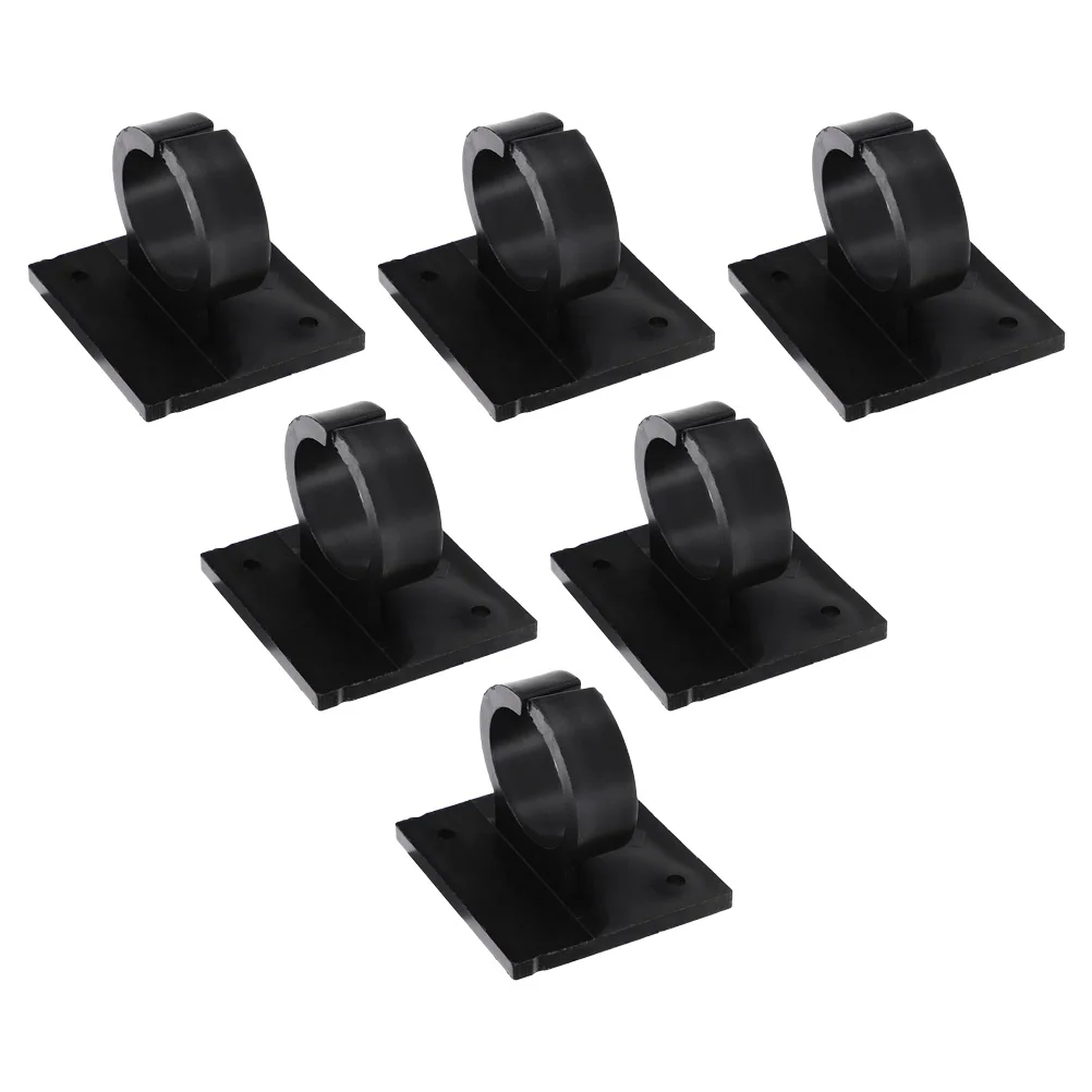 

6 Pcs Microphone Clip for Stand Wireless Mount Clamp Hard Plastic Holder Adapter