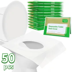 Disposable Toilet Seat Cover Portable Travel Camping Hotel Toilet Cover Bathroom Degradable Waterproof Toilet Mat Accessories