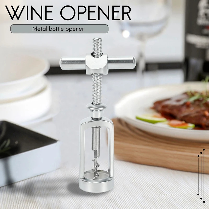 Ouvre-bouteille tire-bouchon ouvre-bouteille en métal robuste ouvre-bouteille de luxe pour la maison Restaurant Bar