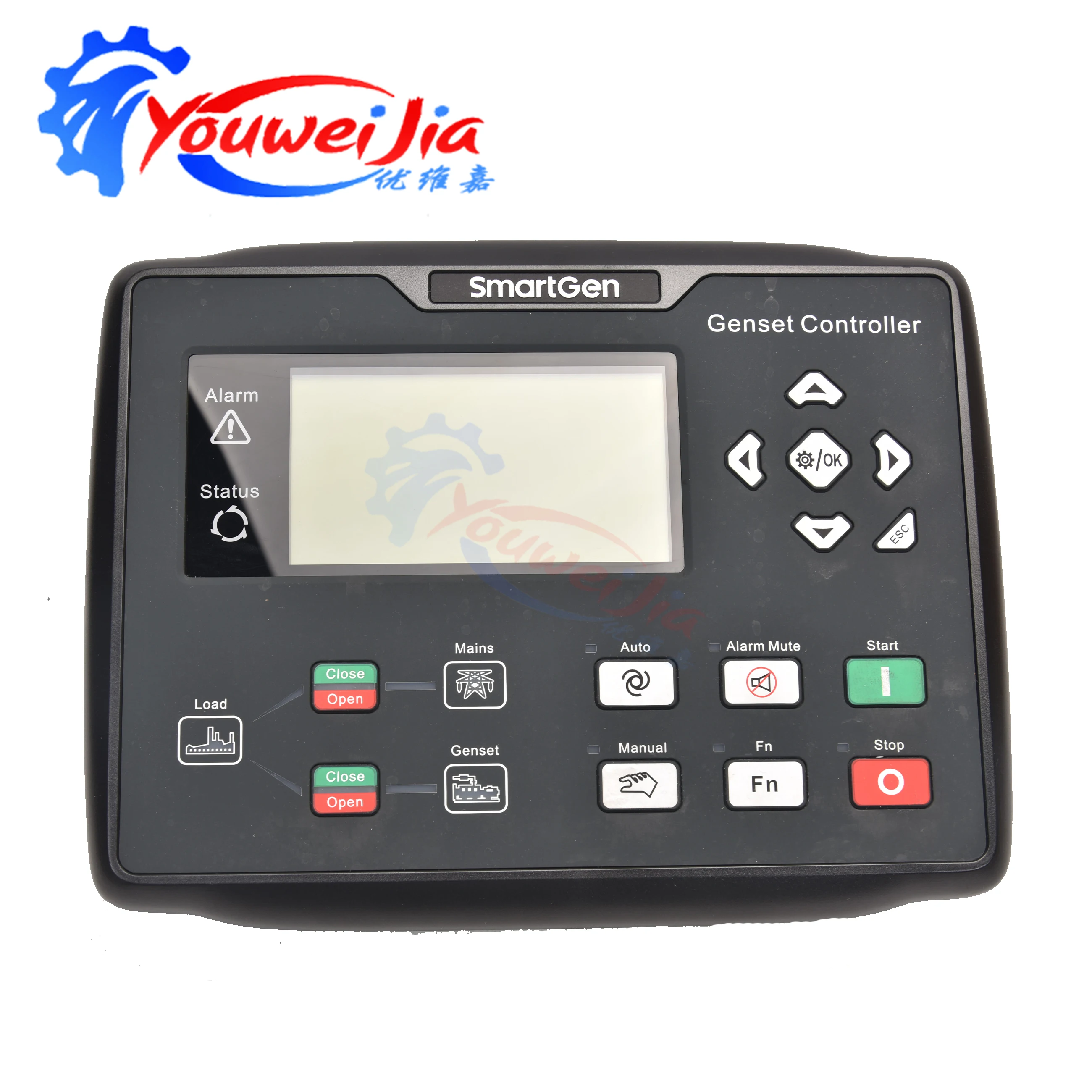 

SmartGen HGM9520N GOV AVR RS485 Ethernet Interface Diesel Genset Parallel Controller Genuine Product