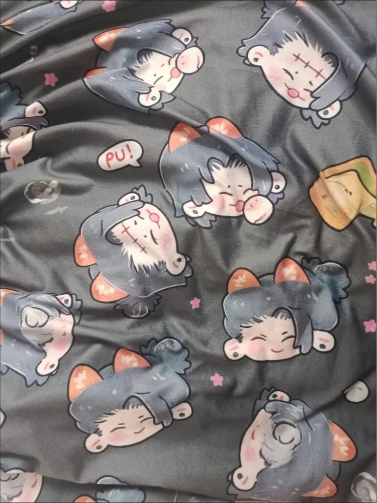 Set piyama lembut musim panas Umaki Toge Anime Jujutsu kassen Gojo Satoru Geto Suguru di Umaki Toge kain sutra es