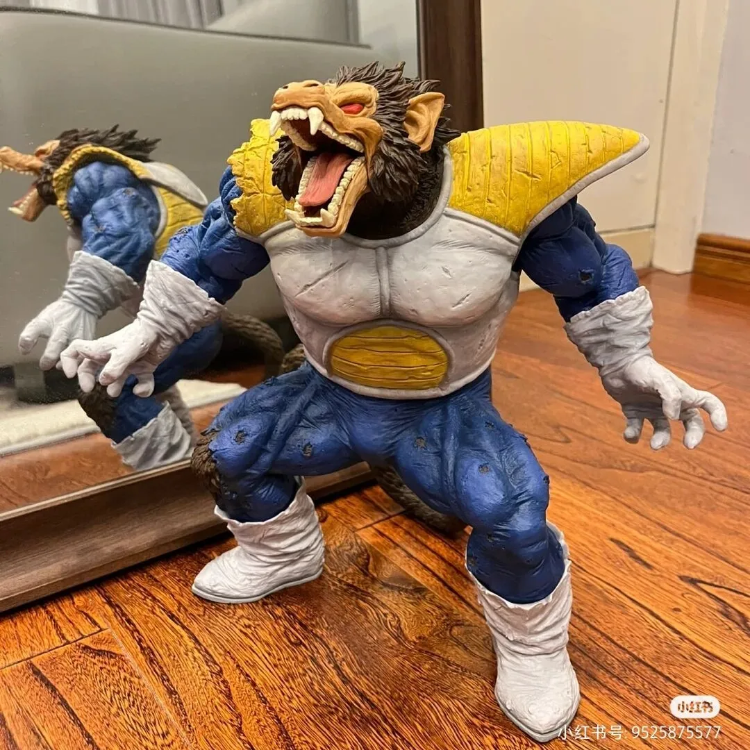 

40 см Драконий жемчуг Z Золотая Ape Gorilla Vegeta Goku Мультяшные Аниме фигурки Статуя Модель коллекционирования искусственный подарок на день рождения