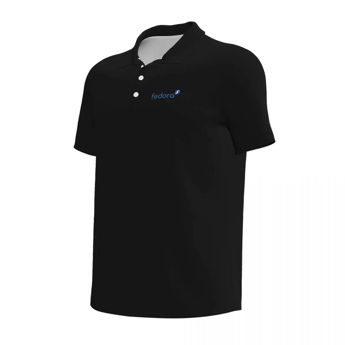 Creates An Innovative Linux Fedora F Polo Shirts for Men Casual Solid Color Mens Polos Brand Versatile Clothing