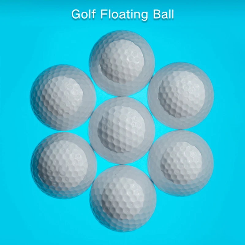 

1Pc 42.7mm Floating Ball No Sink Synthetic Rubber Practice Ball Double Layer Far Distance Triaining Supply