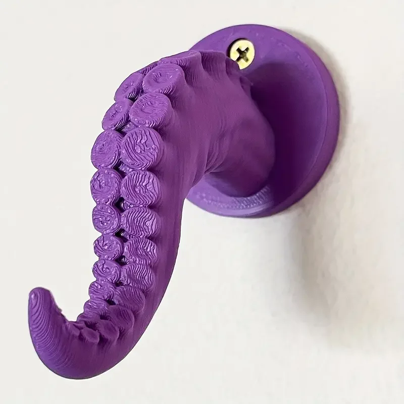 Octopus Tentacle-shaped Hook, Wall-mounted Creative Hanger, Multi-functional Hook For Hanging Clothes Towel And Robe,Home Decor