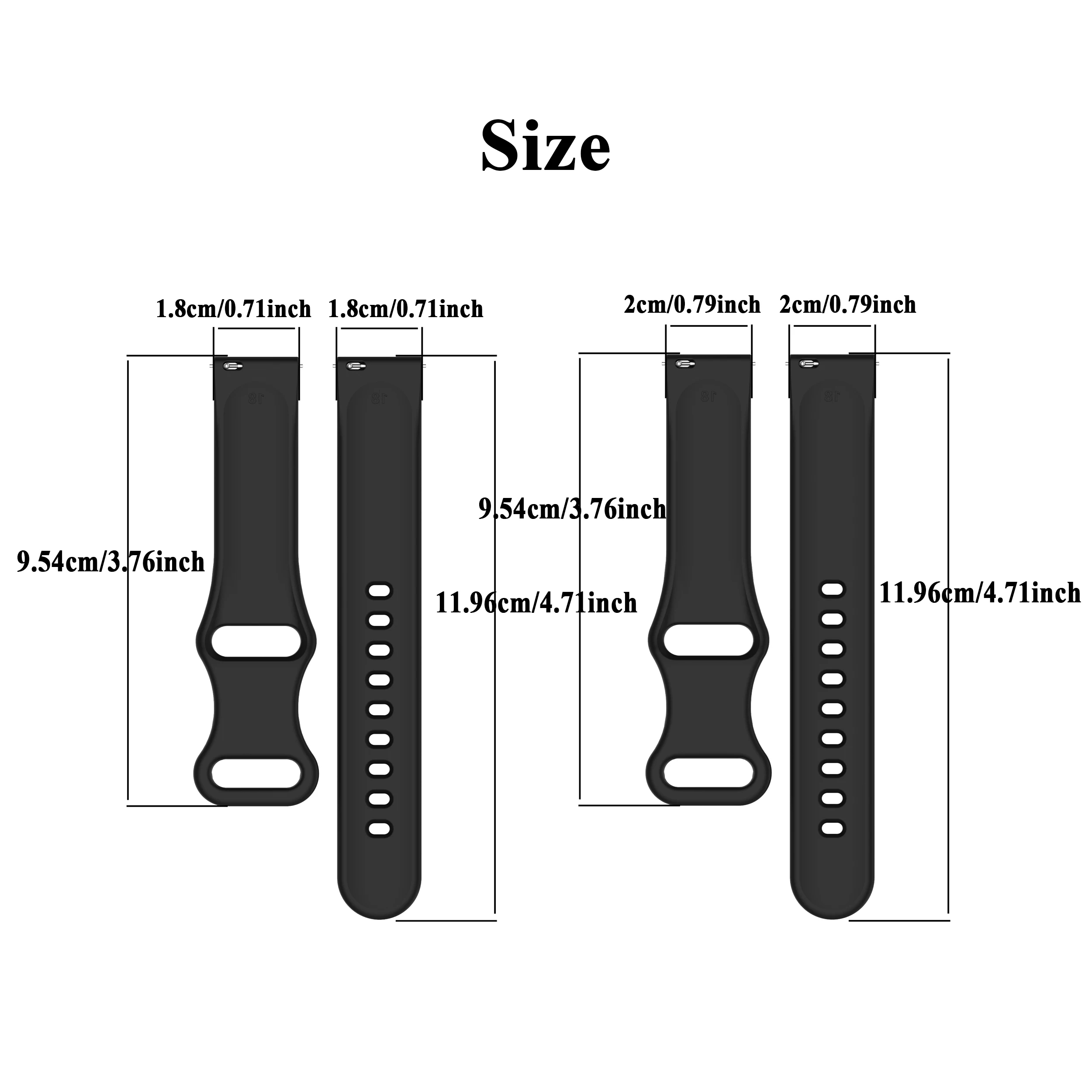Vivoactive 4S 3S Silikonowy pasek 18mm 20mm do zegarka Huawei Watch GT 4 5 41mm Venu 2S/3S/Forerunner 265S 255S Bransoletka na nadgarstek