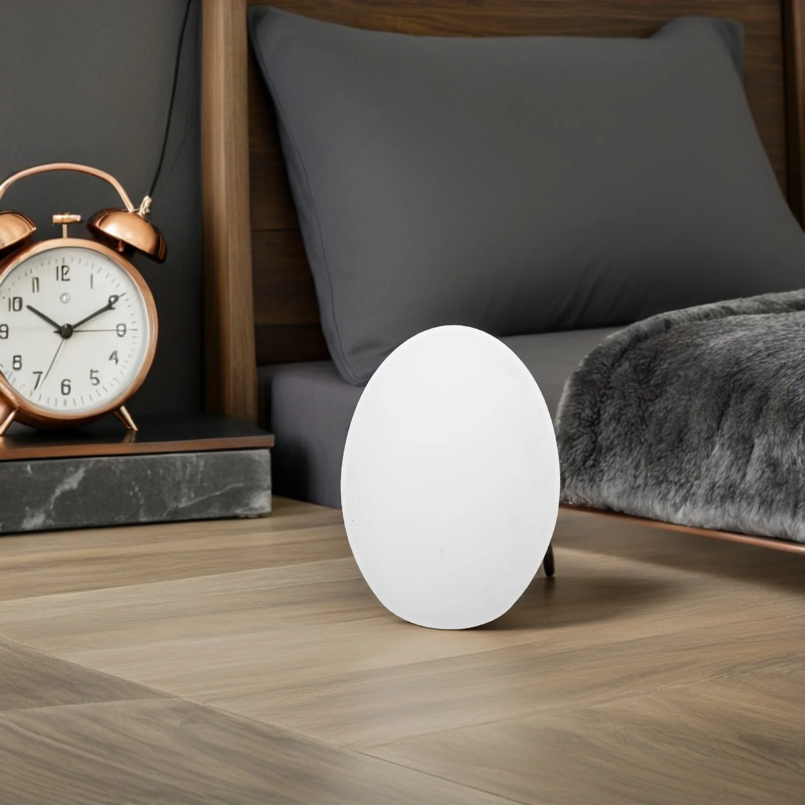 Led البيض على شكل ضوء الليل 14X19 سنتيمتر اللون تغيير التحكم باللمس الجدول مصباح للمنزل غرفة نوم الحضانة Usb شحن ديكور