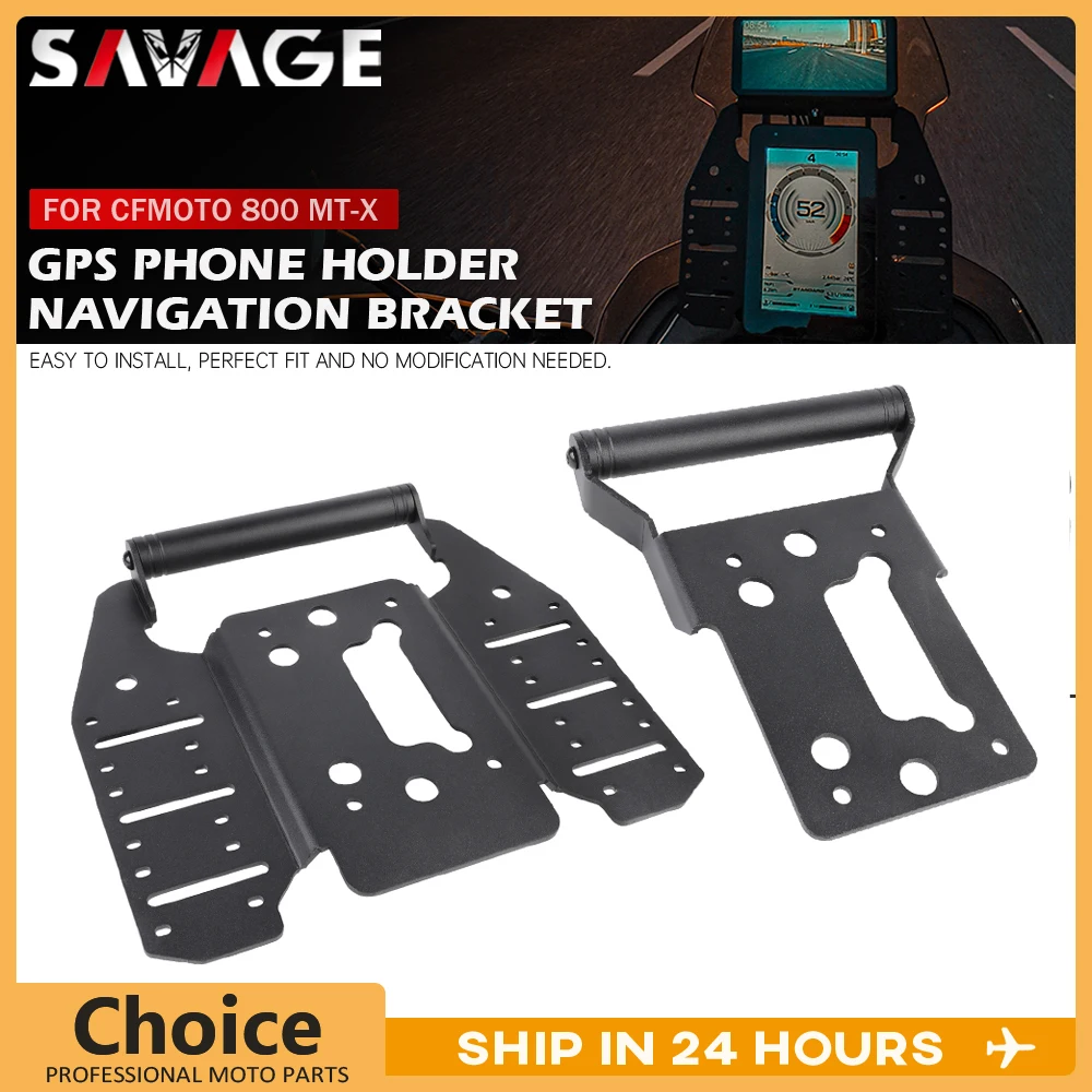 2026 For CFMOTO 800 MT-X MTX Motorcycle Phone Stand Holder GPS Navigation Bracket Plate Extension Bar CF-MOTO 800MTX 2024 2025