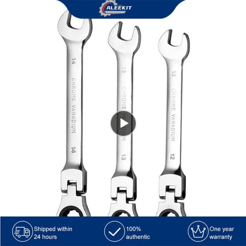 Flexible Head Wrench Set Key Ratchet Pulley Tool Ratchet Wrench Combination Wrench Ratchet Set