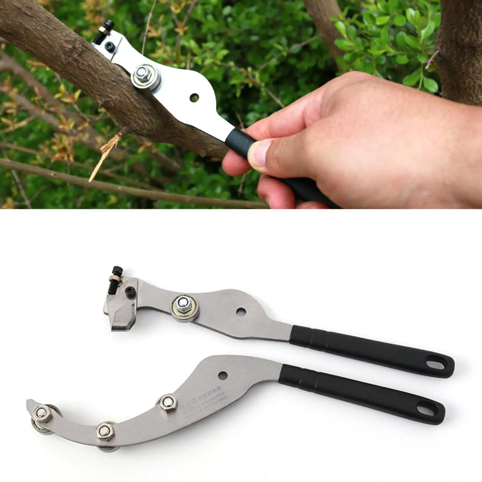 Ergonomic Ring Barking Cutter Fruit Tree Strippers Pliers with Extra Blade for Pruning Trees Orchard Supplies