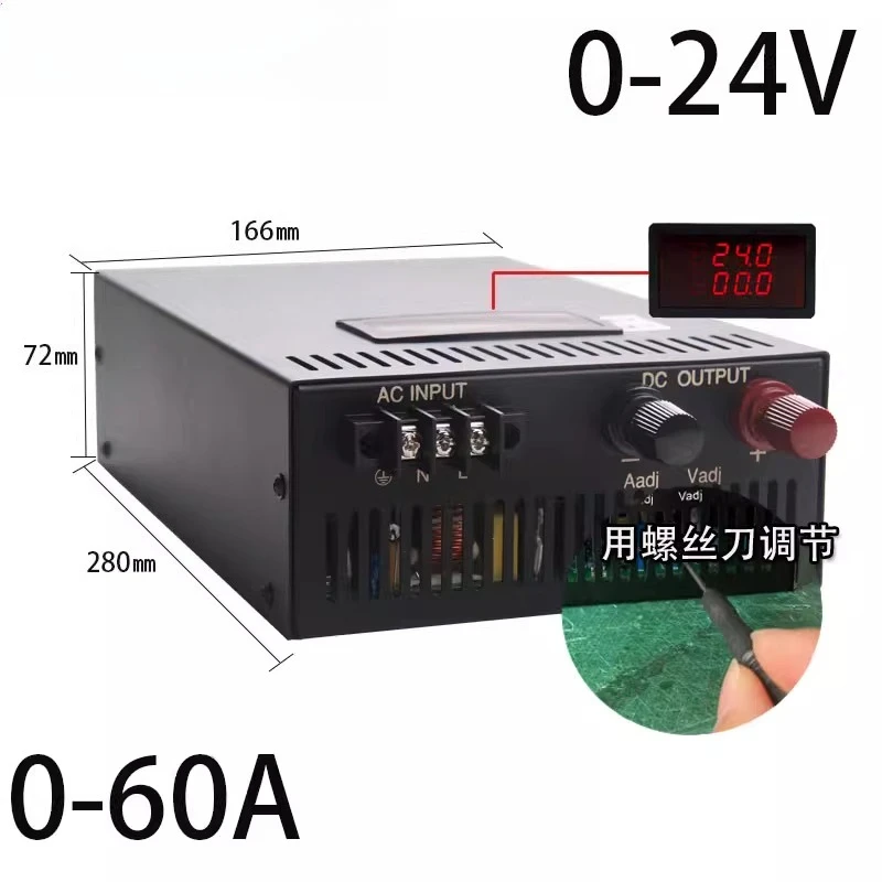 2000W DC Adjustable Power Supply AC220 To DC 24V48V110V Constant Voltage Constant Current