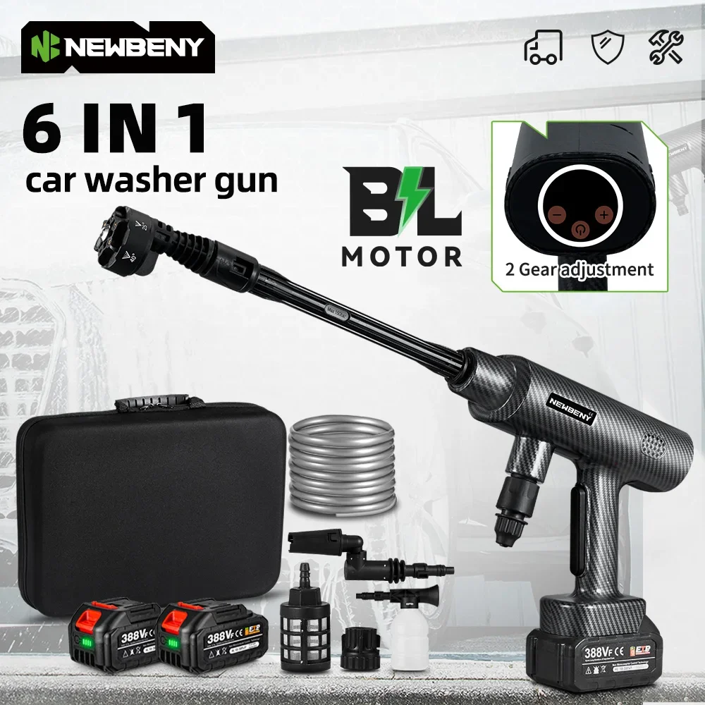 NEWBENY 200 бар 6 в 1 бесщеточный пистолет