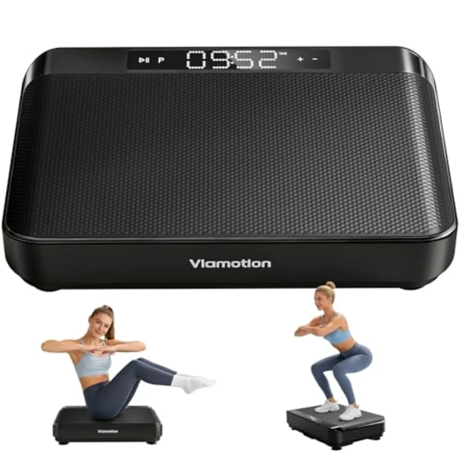 

Vibration Plate Exercise Machine Full Body Vibrating Platform for Lymphatic Drainage Weight Loss 99 Levels Shake Plate with LED