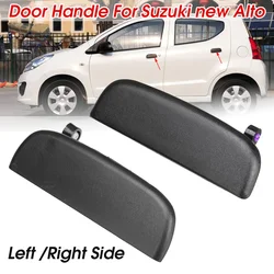 Car Black Front Rear Outer Door Handle Exterior Outside Door Open Knob Left Right for Suzuki New Alto