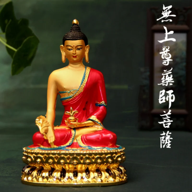 

Buddhism Amitabha bhagavan Bhaisajya Buddha wealth luck Divinity statue