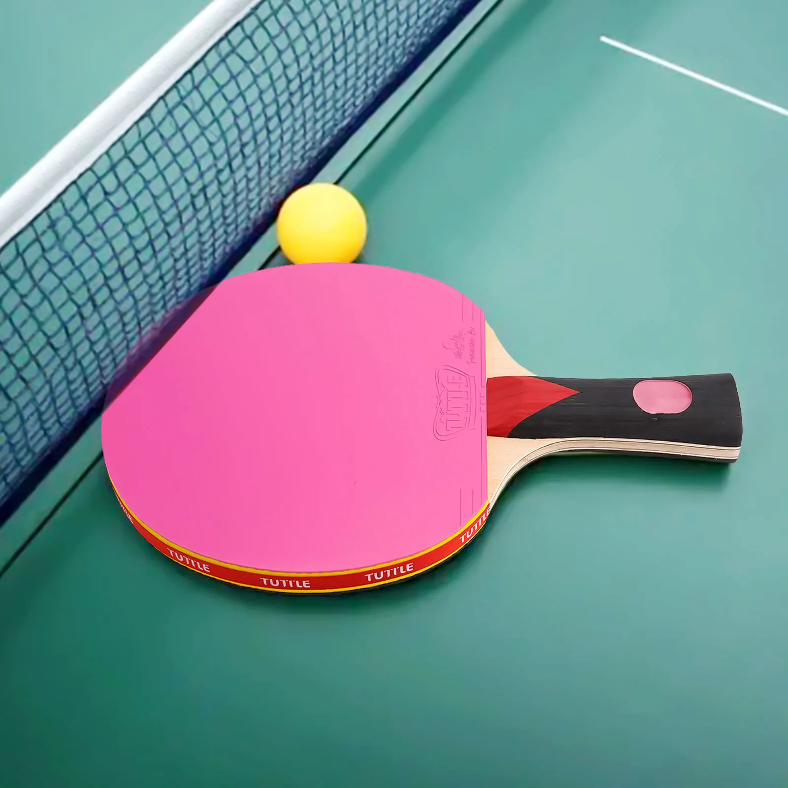 New Table Tennis Racket Table Tennis Bag Bag Racket Sweat-absorbing Wood Long Handle Medium Hardness Sponge Strong Spin Control