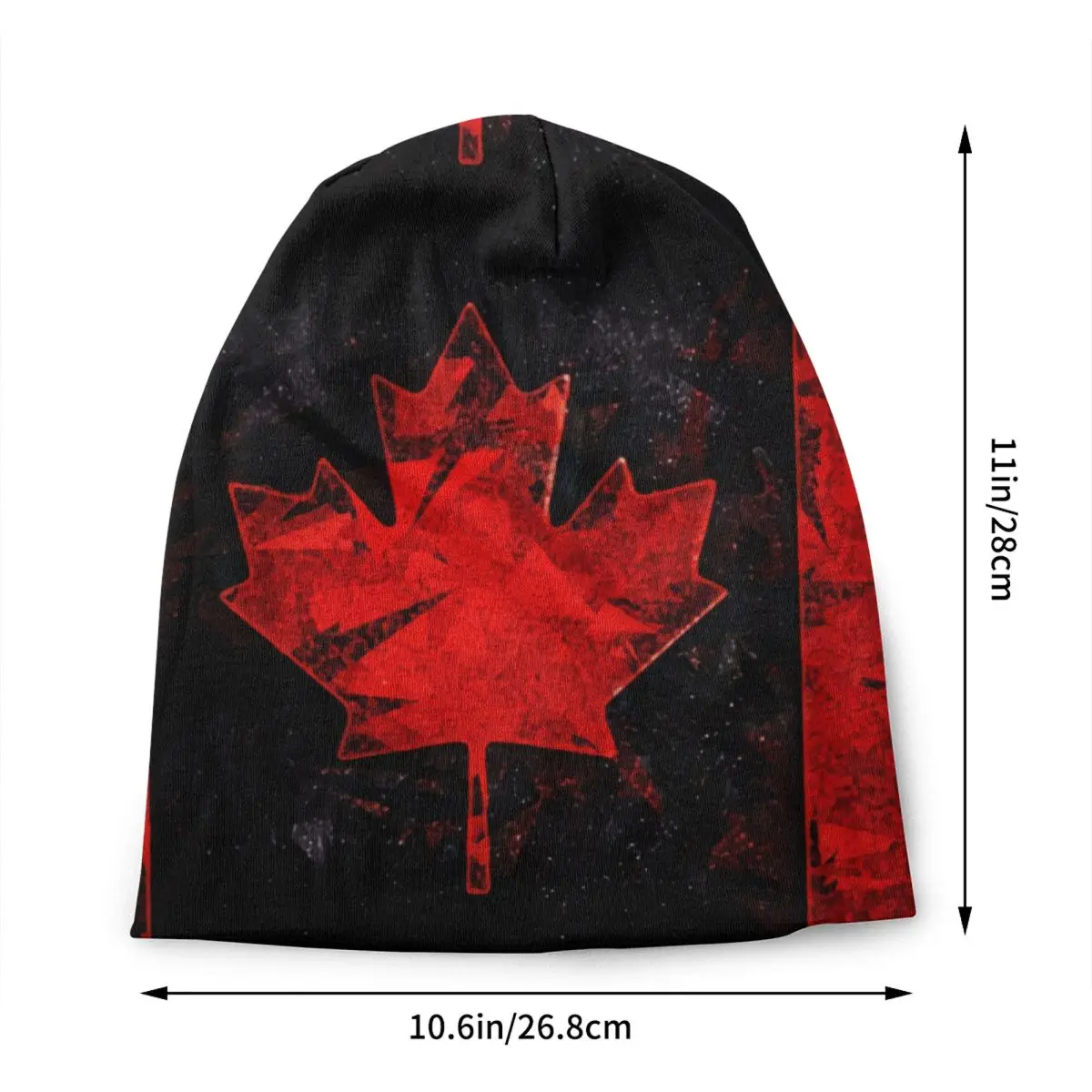 Canada Flag Beanie Cap Unisex Winter Warm Bonnet Homme Knit Hats Street Outdoor Ski Canadian Patriotic Skullies Beanies Caps