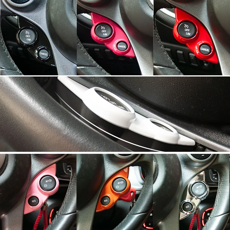 

Steering Wheel Cruise Button Decoration Shell Trim Cover Car Stickers For Mercedes Smart 453 Fortwo Forfour Interior Accessories