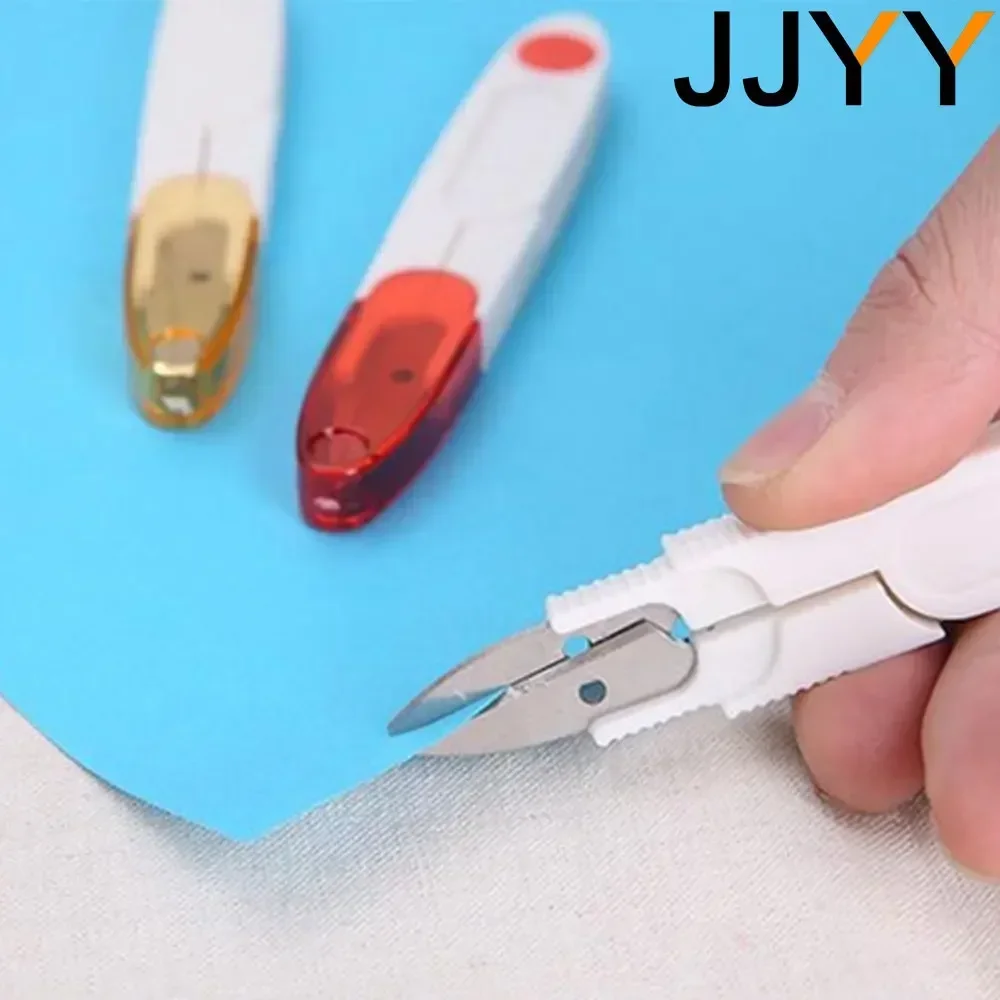 Colorful Cross Stitch Embroidery Scissors with Safety Cover DIY Craft Sewing Kits Tailoring Supplies Snips