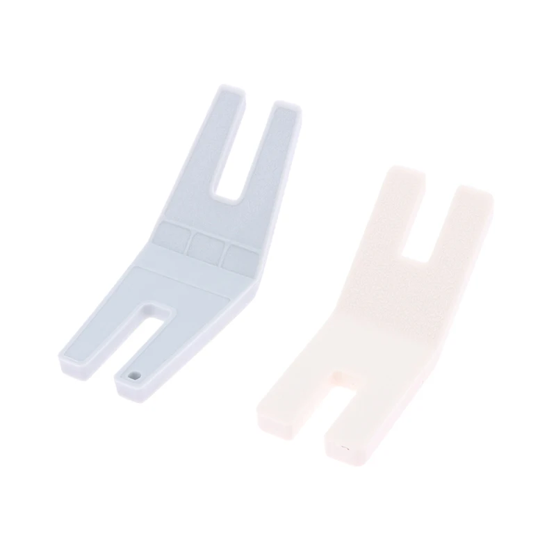 1Pc Plastic Sewing Machine Presser Foot Tool Plate Seam Gusset Plate Straight Stitch Foot Sewing Seam Guide For Sewing Machines