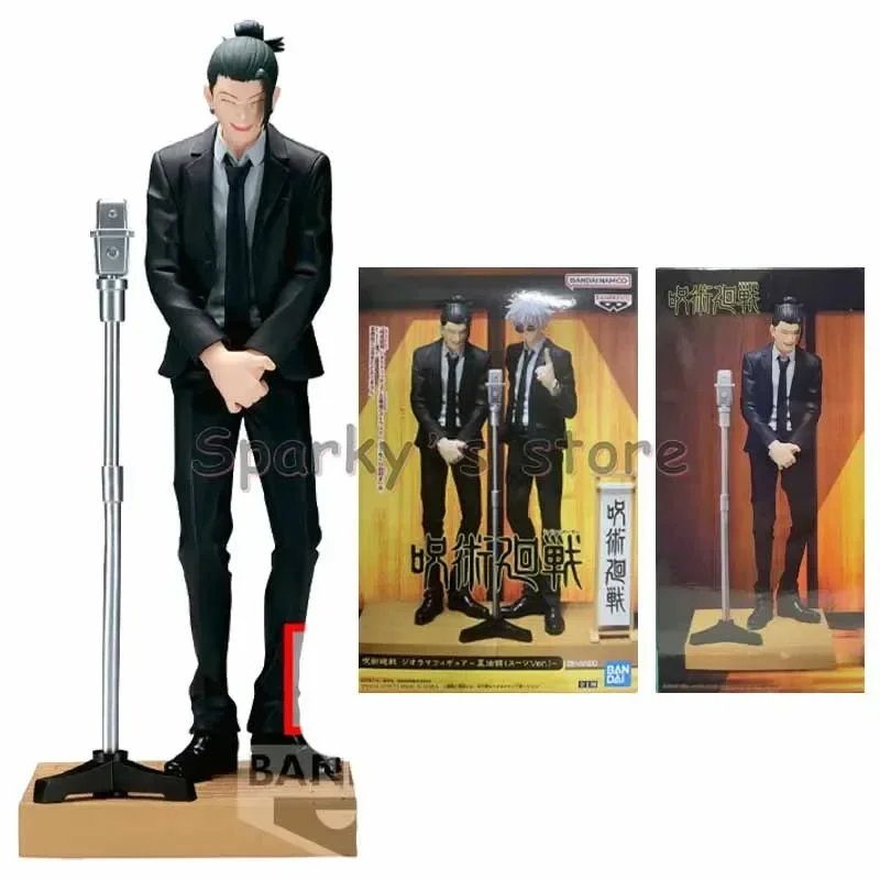 Banpresto Original Suit Style Jujutsu Kaisen Anime Figure Geto Suguru Gojo Satoru Action Figure Toys for Boys Girls Kids Gifts