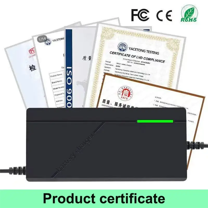 شاحن ذكي Lifepo4 12V 24V 5A 10A 14.6V 29.2V 4S 8S AC110-240V شاحن عالي الطاقة LiFePO4 حزمة بطارية ليثيوم فوسفات الحديد - 6