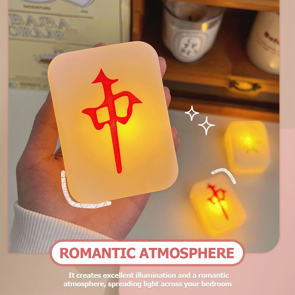 2 قطعة جونغ على شكل ضوء الليل LED أباجورة ديكور غرفة الإبداعية ضوء الطاولة الصغيرة لغرفة النوم غرفة الاطفال إضاءة داخلية