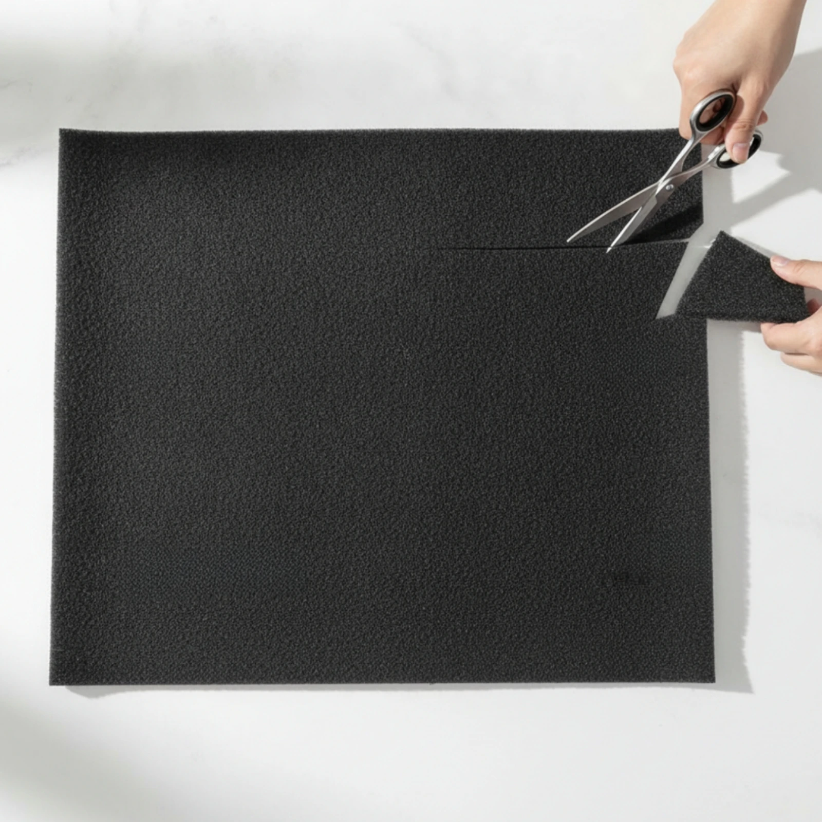 Carbon Filter Sheet Odor-Reducing Carbon Filter with Cut-to-Fit Design Customizable for DIYers, Air Purifiers