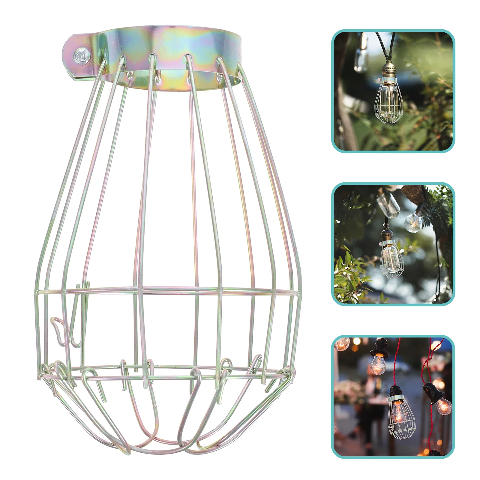 

Reptile Anti-scald Ceramic Explosion-proof Lampshade Guard Metal Bulb Wire Protector Iron Mesh Light Ceiling Cage Lights Holder