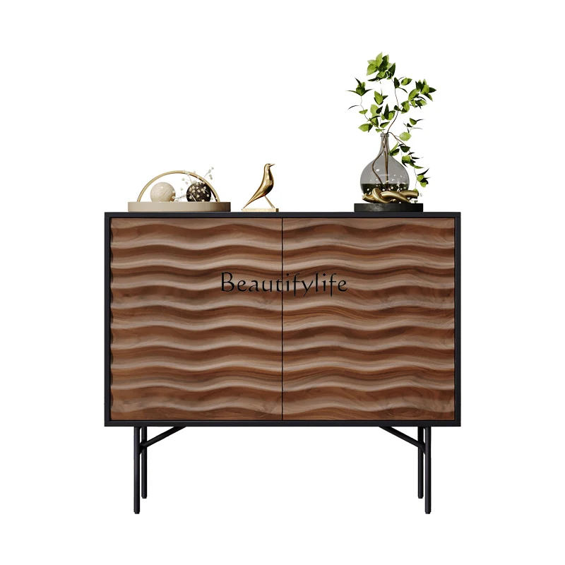 

Italian light luxury door cabinet household wall storage decorative cabinet