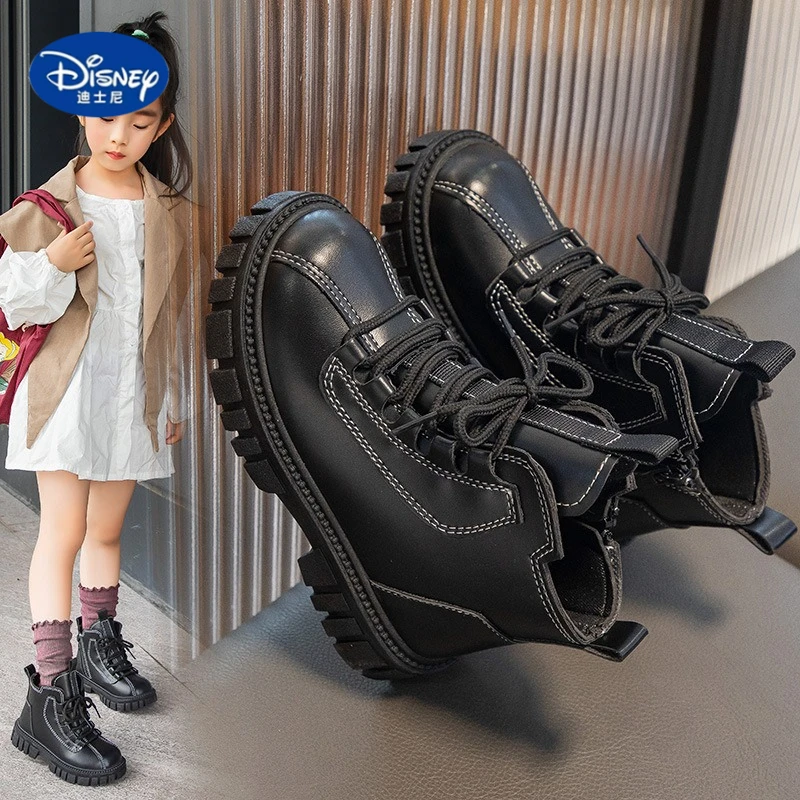 حذاء الكاحل ديزني كيدز 2025 | مارتيني على الطراز الكوري بنعل ناعم مضاد للانزلاق، متين ومتعدد الاستخدامات للأطفال الكبار #3