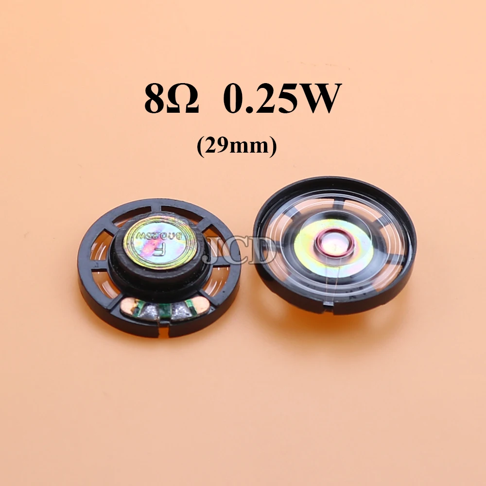 2 шт./компл., новая ультратонкая игрушка, машина для дошкольного образования, автомобильный звуковой сигнал, 8/32 Ом, 0,25 Вт, 0,25 Вт, диаметр динамика 27 мм, 29 мм