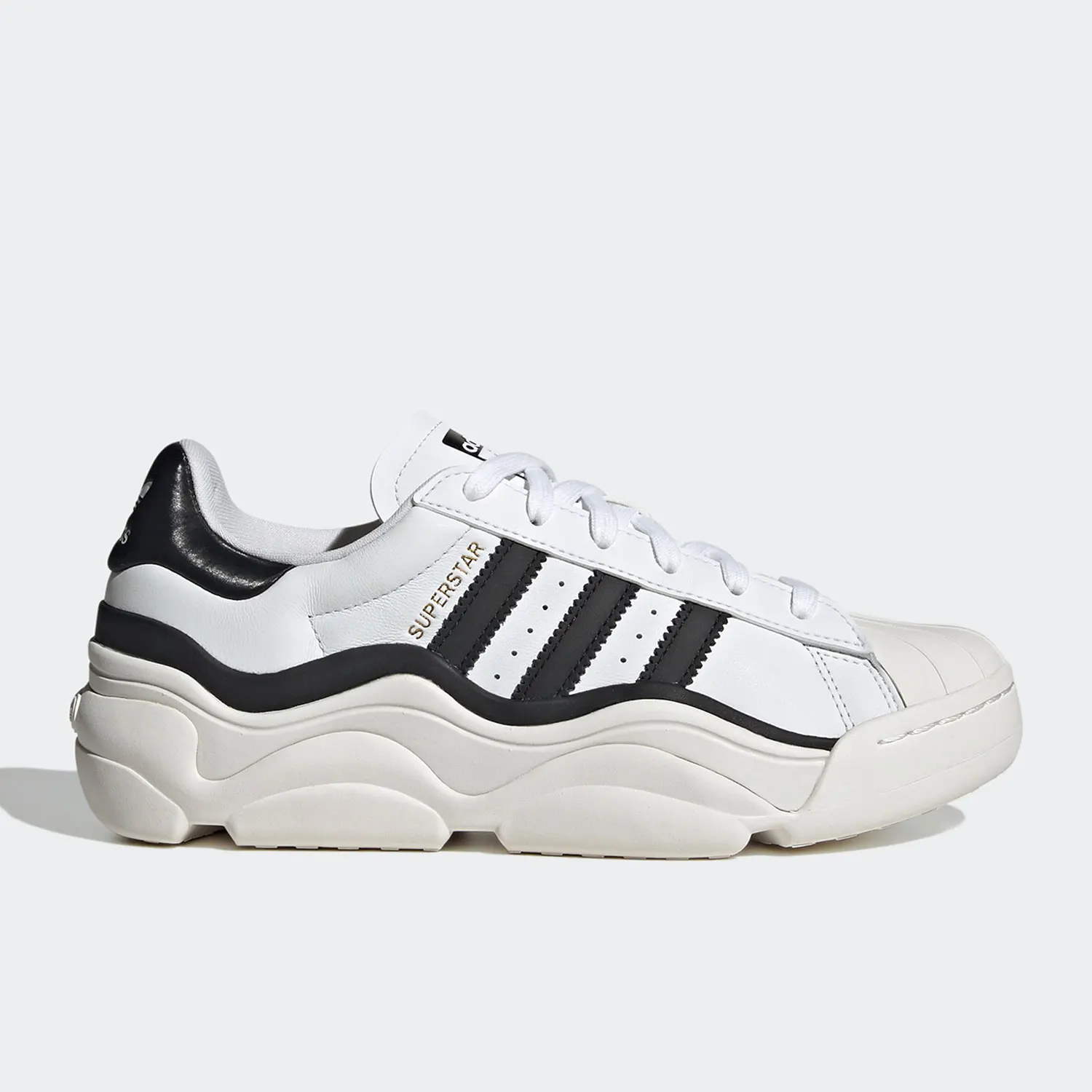 

Оригинальная женская спортивная повседневная обувь Adidas SUPERSTAR с открытым носком HQ9018