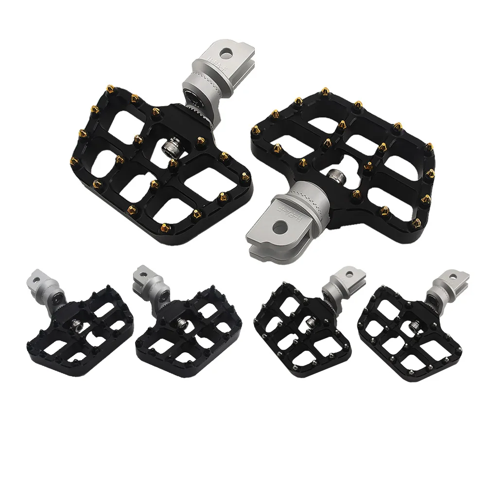 Motorcycle 360 Adjustable Footpeg For HARLEY Softail Breakout Low Rider S FXLRS Street Bob FXBB Rotatable Front Foot Rests Pedal