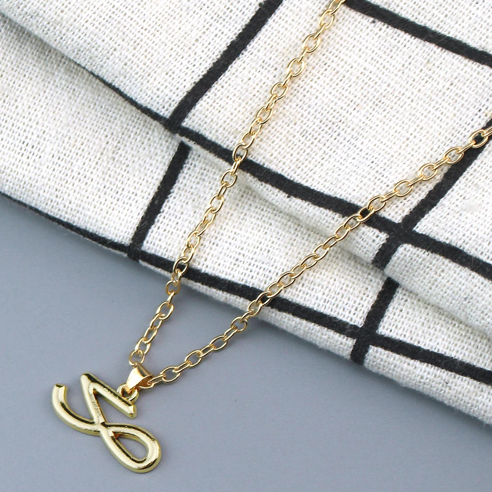 Colar personalizado com letra Jeon Jung Kook Pingente unissex moda coreana corrente clavicular joias fãs presente de casal