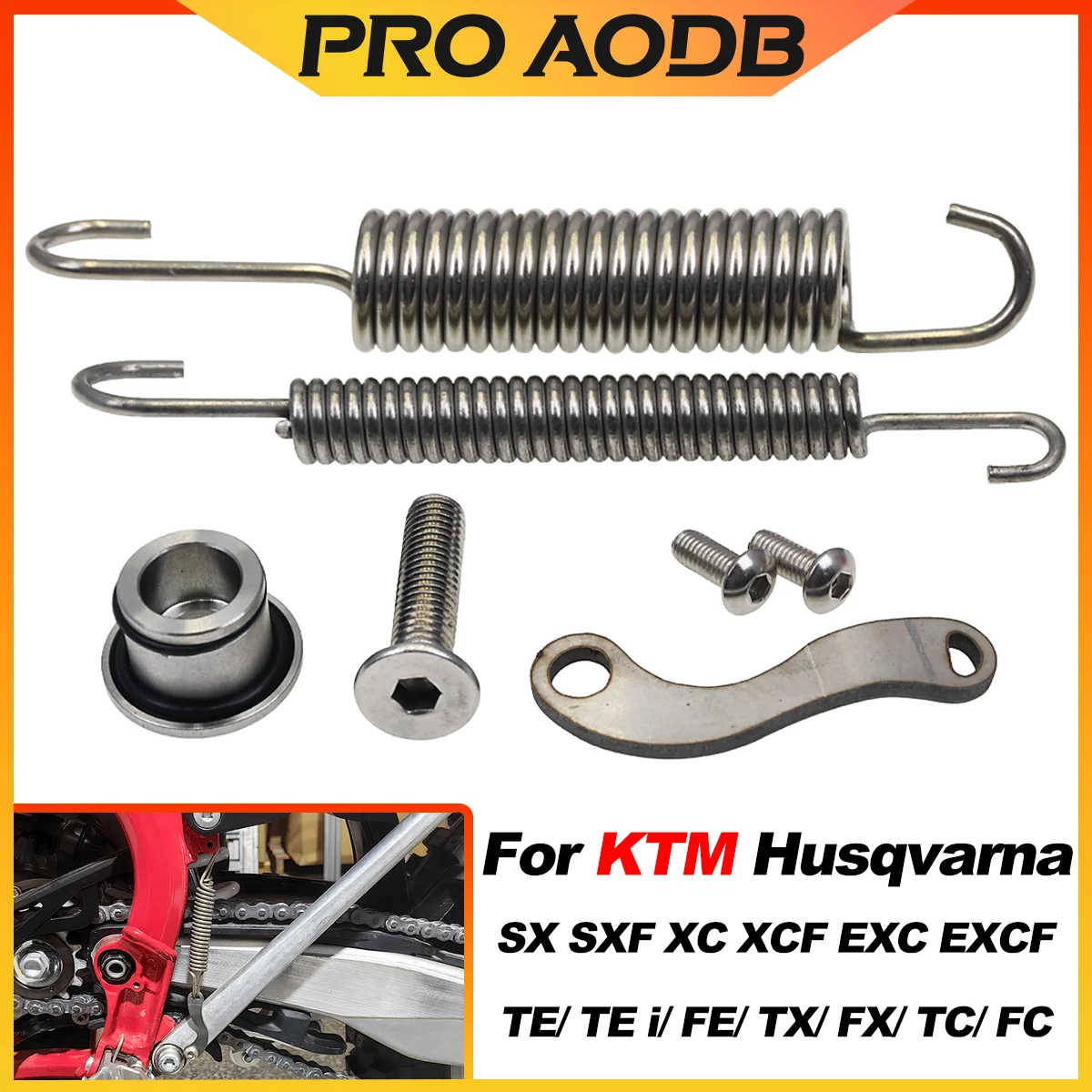 ערכת קפיצי צד למוטוקרוס עבור Husqvarna FE TE FX TX עבור KTM SX SXF EXC EXC-F XC XCF XC-W TPI שישה ימים 2008-2023