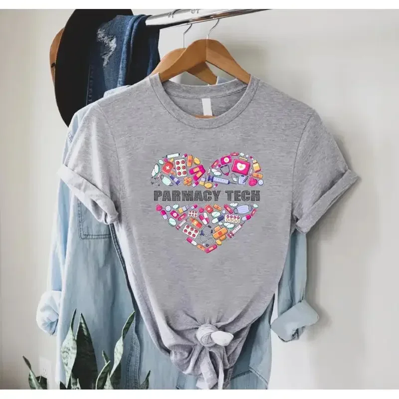 Pharmacy Tech T Shirt Pharmacist Women Grad Life Week