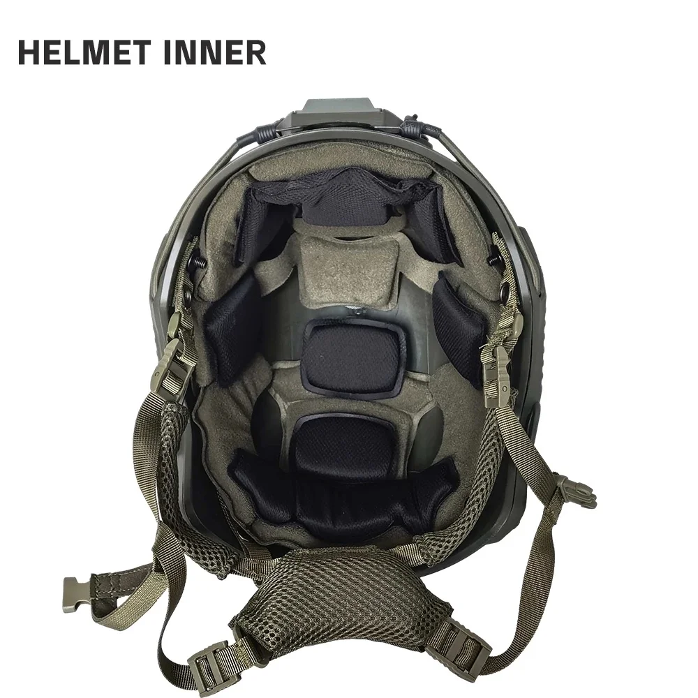 Casco táctico BOOIU FAST SF ligero ABS con suspensión Wendy - imagen 3