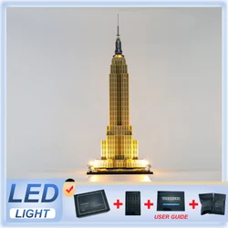 DIY LED Light Kit For LEGO 21046 Empire State Building   (Only LED Light,Without Blocks Model)