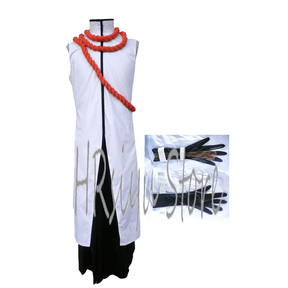 Anime Cosplay Costume Tousen Mens White Uniform suit  customized